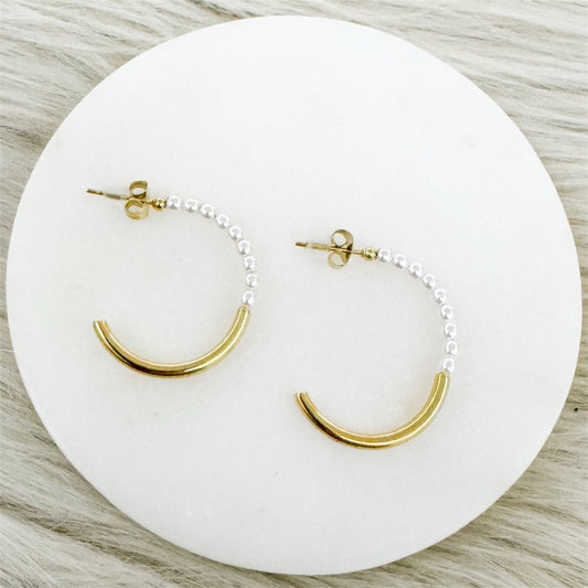 Pearl Mix Hoops