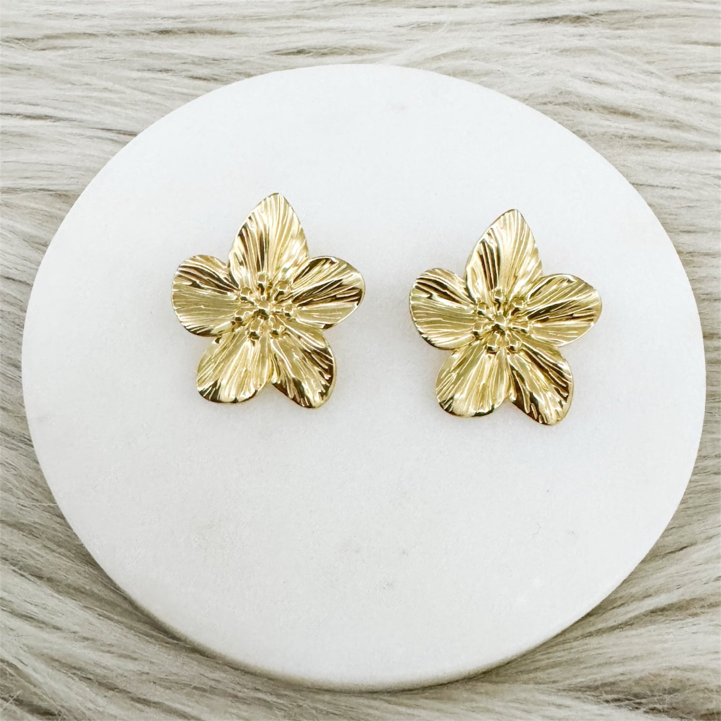 Medium Flower Earrings